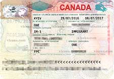 иммиграционная виза в Канаду