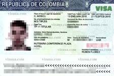 виза в Колумбию